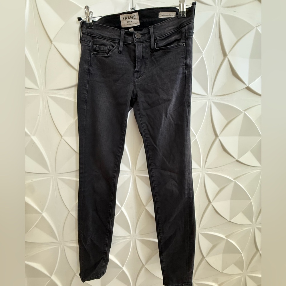 Frame Denim Women's Black Skinny Jeans